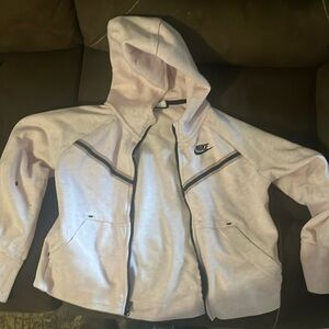 Pink Nike tech sweatshirt, size youth medium